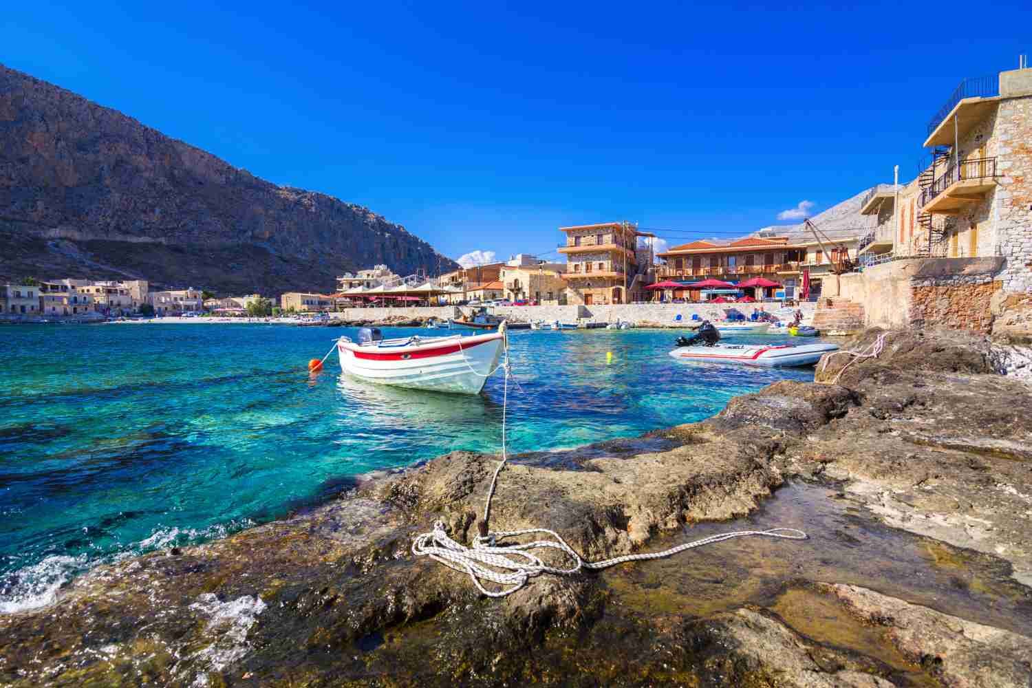 Gerolimenas village Mani Peloponnese