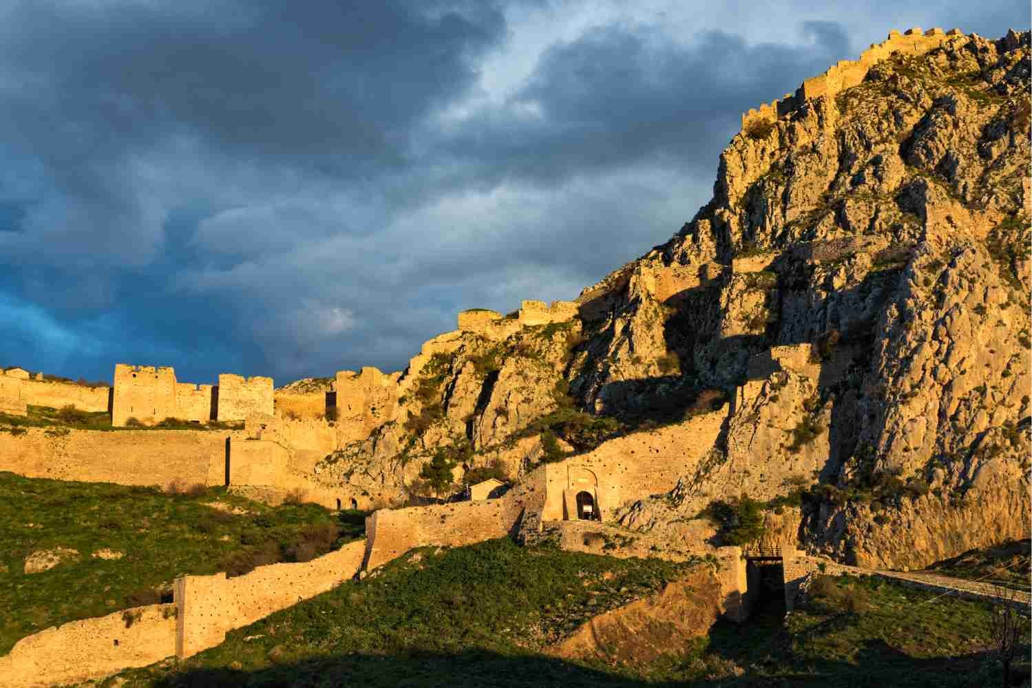 Acrocorinth site Ancient Corinth Peloponnese