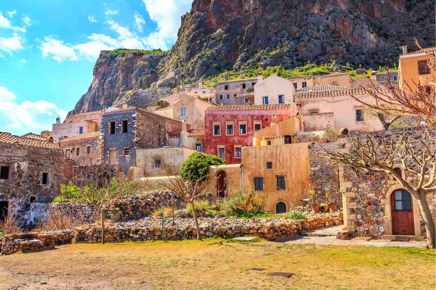 Monemvasia houses Peloponnese
