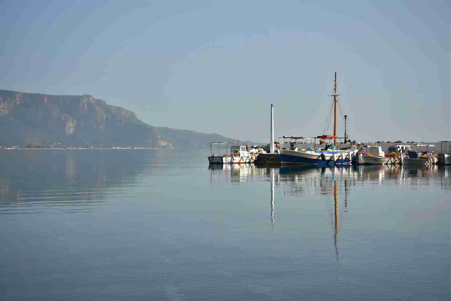 Poulithra port Arcadia Peloponnese