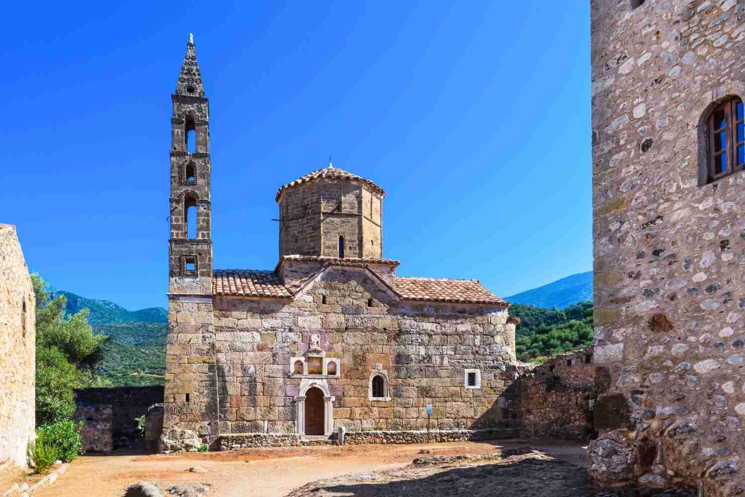 Agios Spyridon church Kardamyli Peloponnese