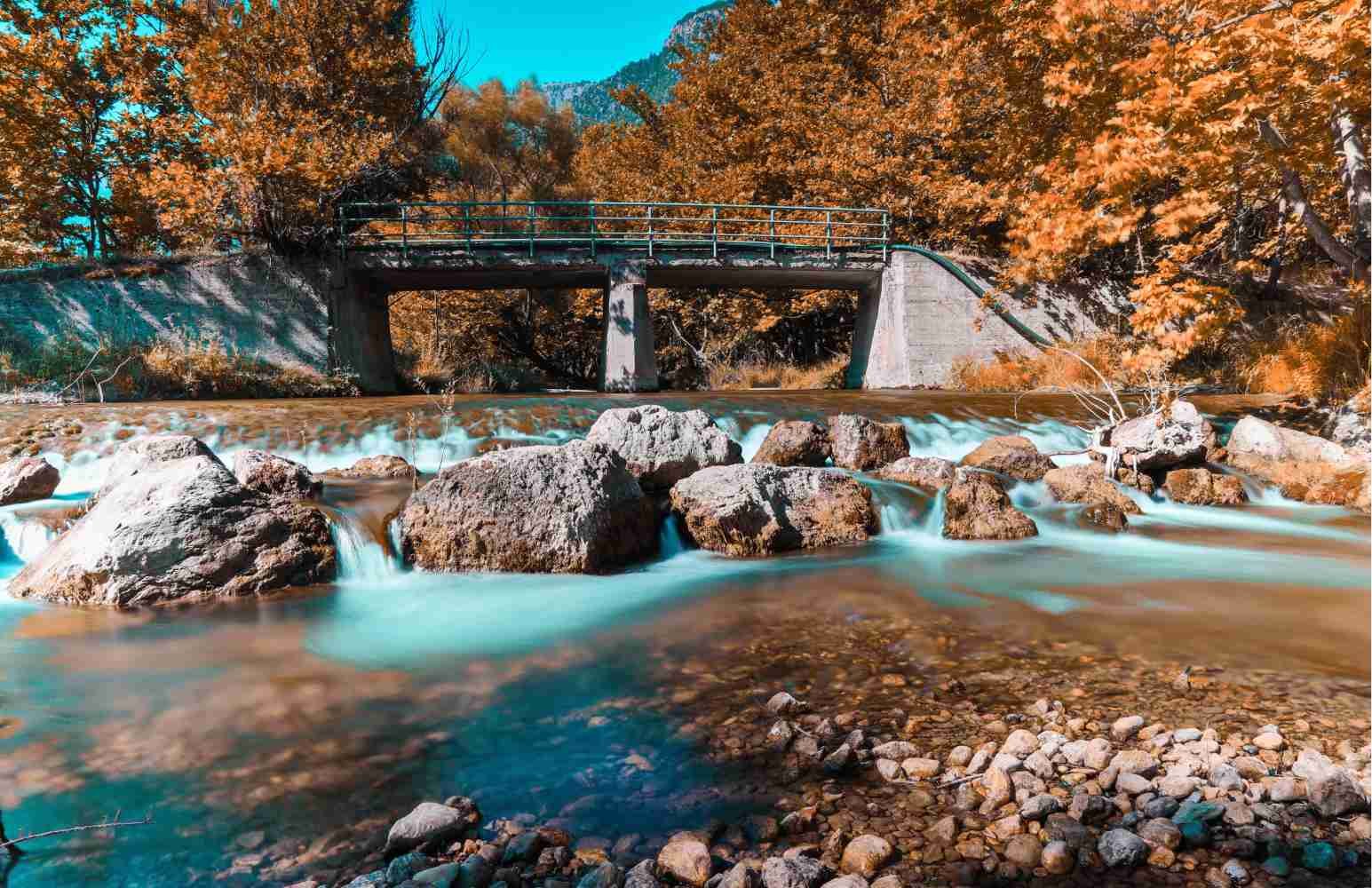 Tsivlou Lake River Peloponnese