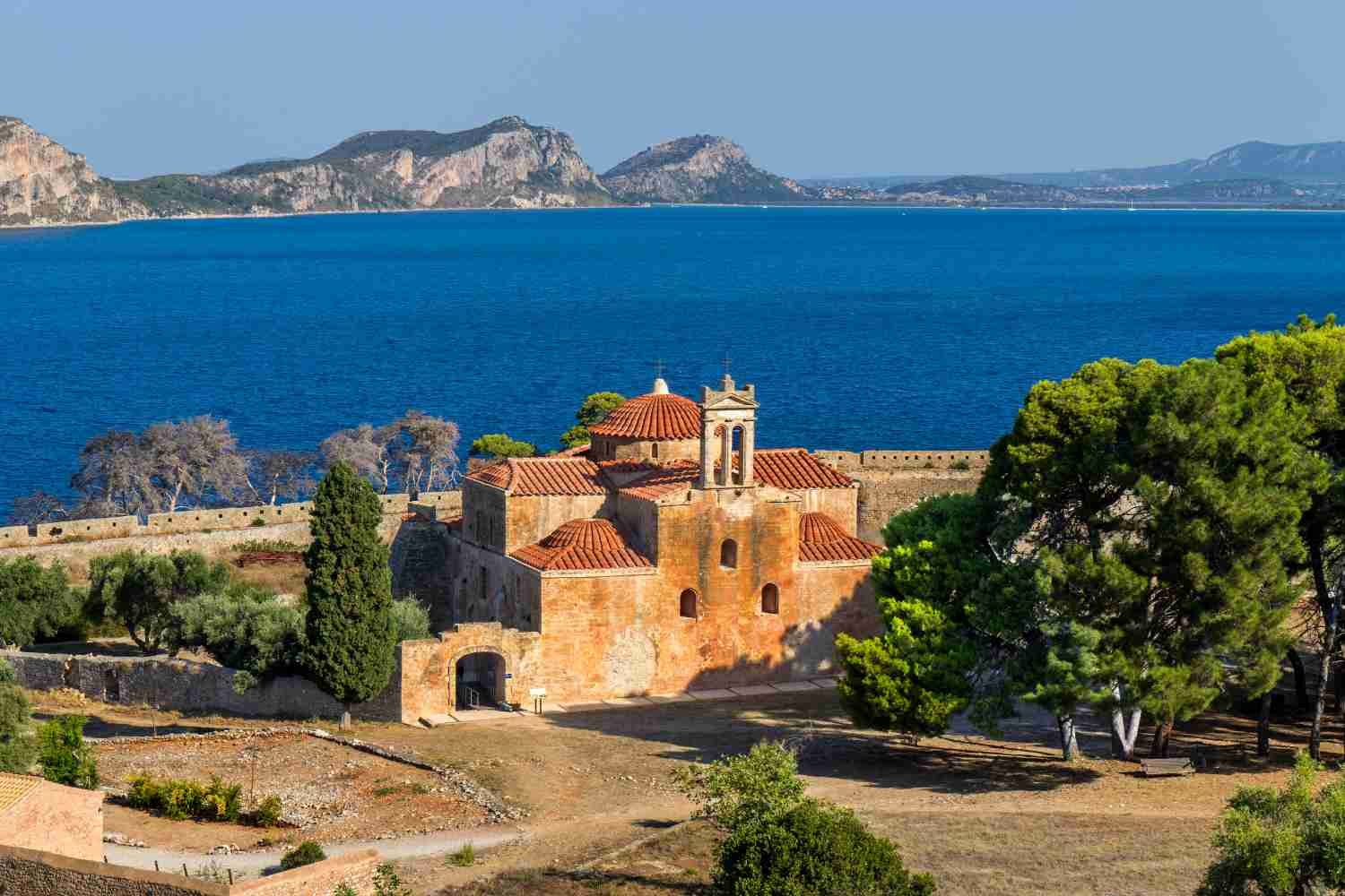 Church in Pylos in Peloponnese