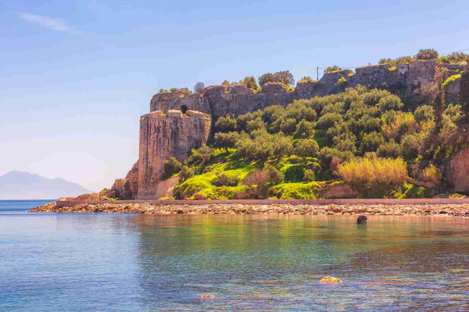 Seaside near Methoni castle Peloponnese