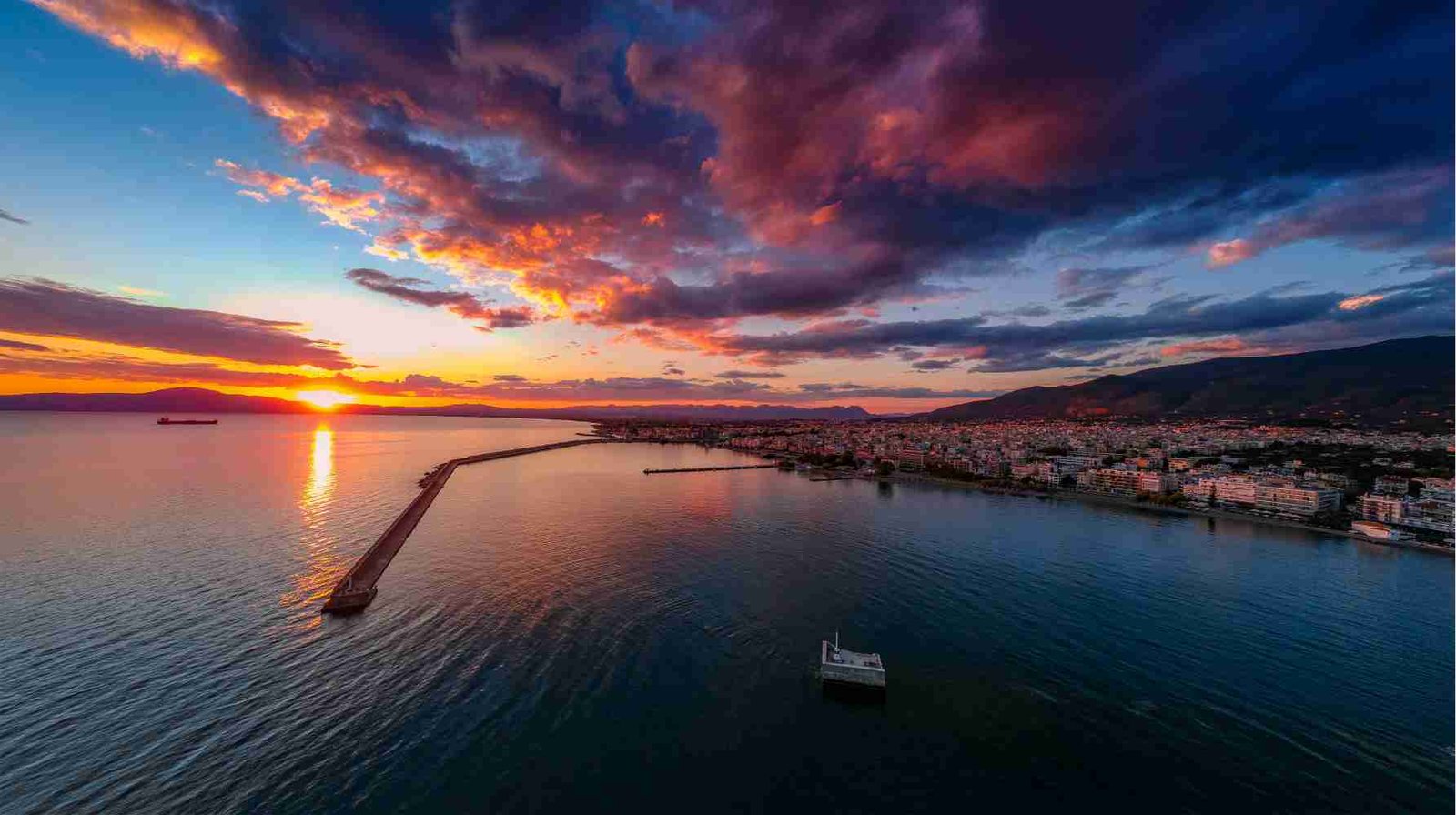 Kalamata aerial Peloponnese