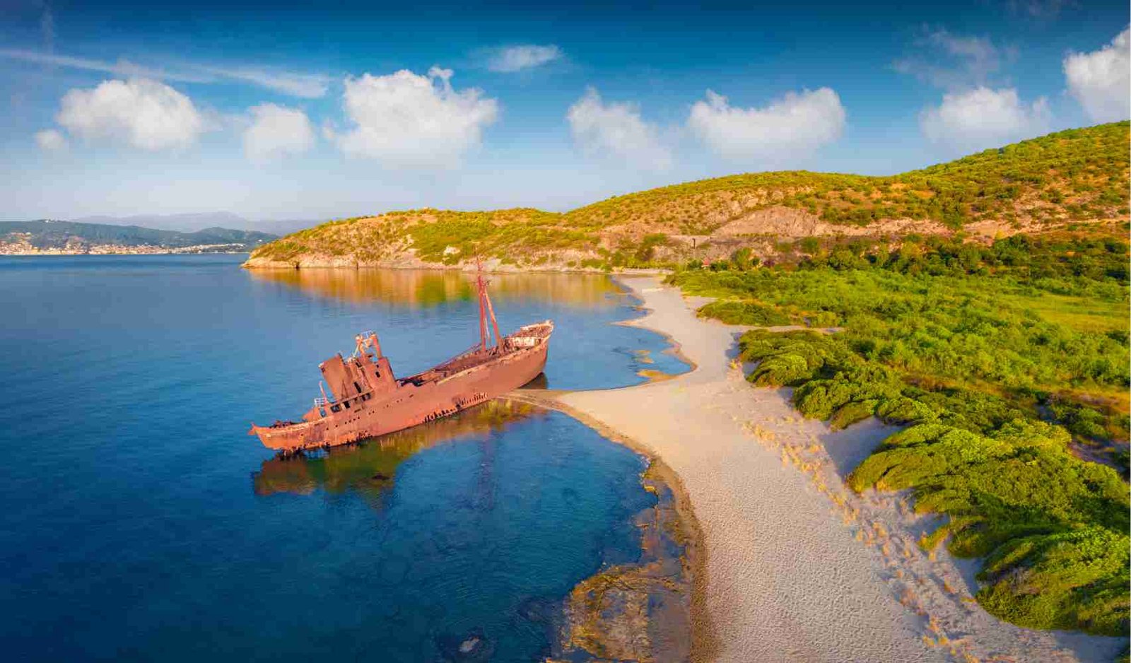 Shipwreck Dimitrios Valtaki Beach Peloponnese