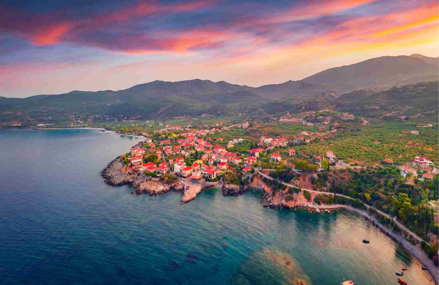 Kardamyli view Peloponnese