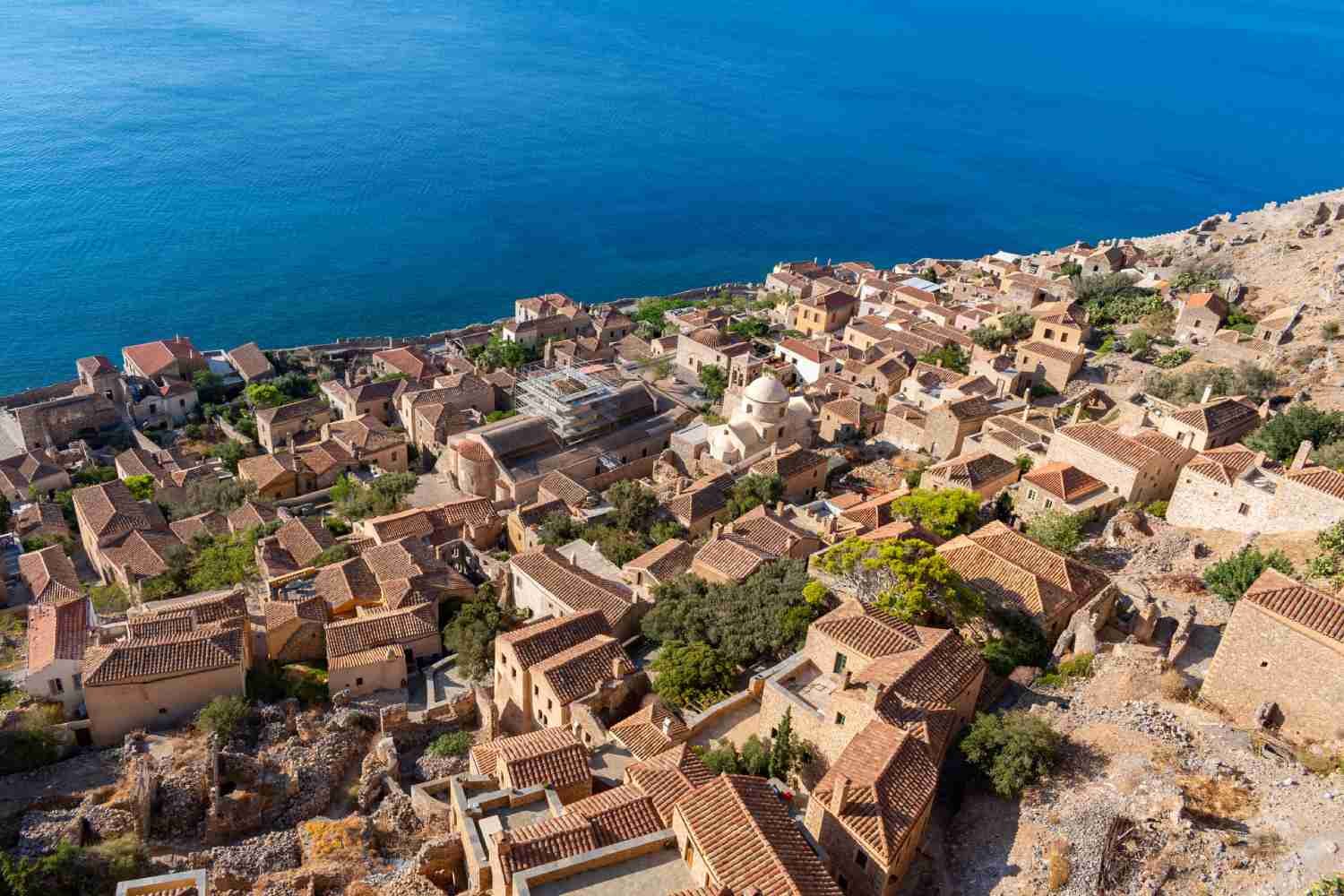 Monemvasia Panoramic view Peloponnese
