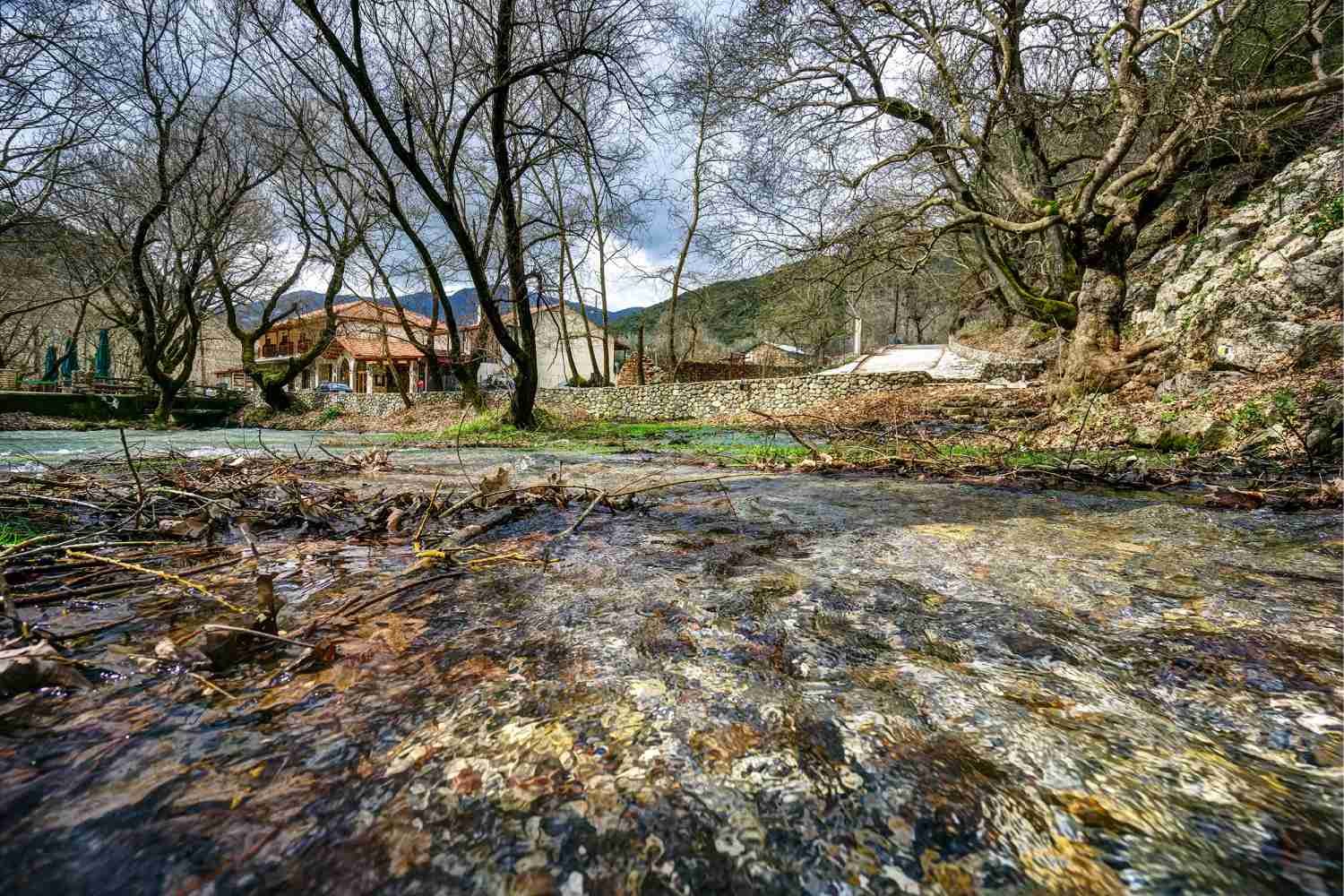 Aroanios river Planitero Peloponnese