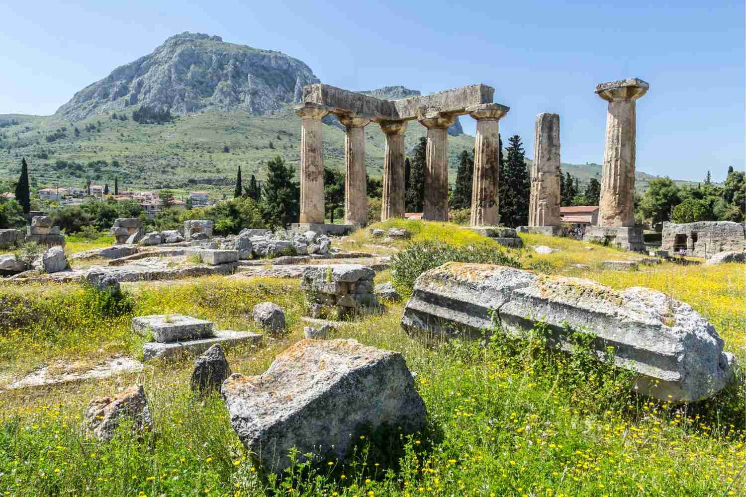 Apollo Acient Temple Peloponnese