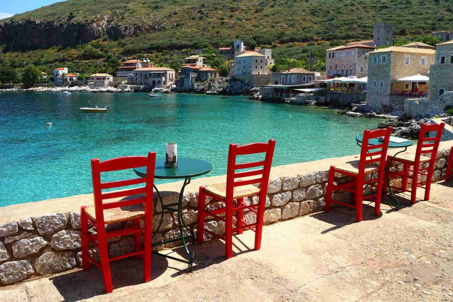 Mani tables Peloponnese