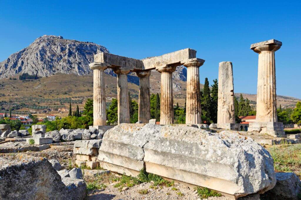 Ancient Ruins in Corinth