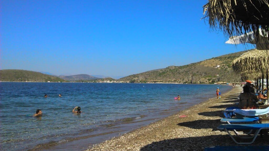 Kondyli beach near Vivari